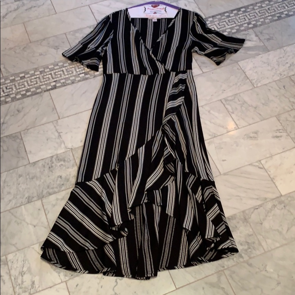 Black and white dress